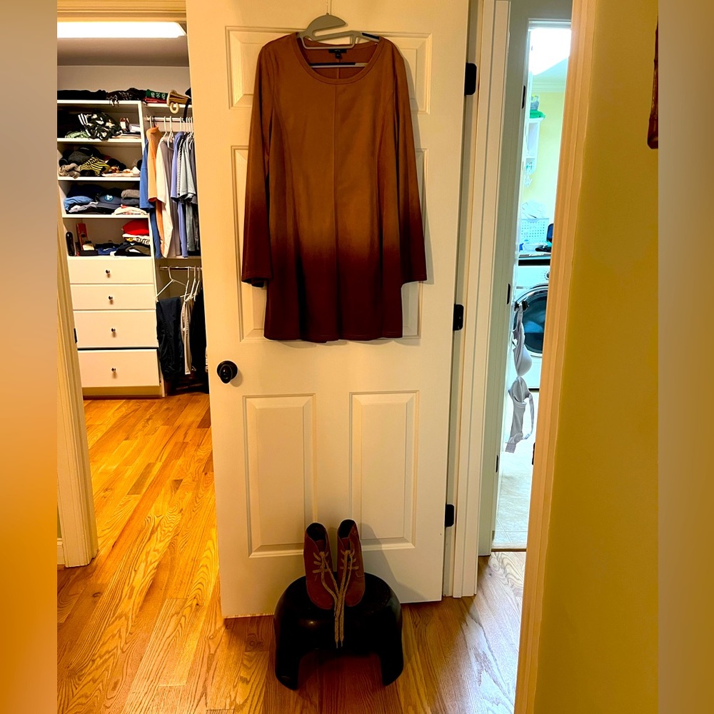 Brown swing dress by Very